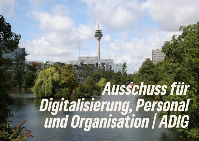 Ausschuss für Digitalisierung, Personal und Organisation
