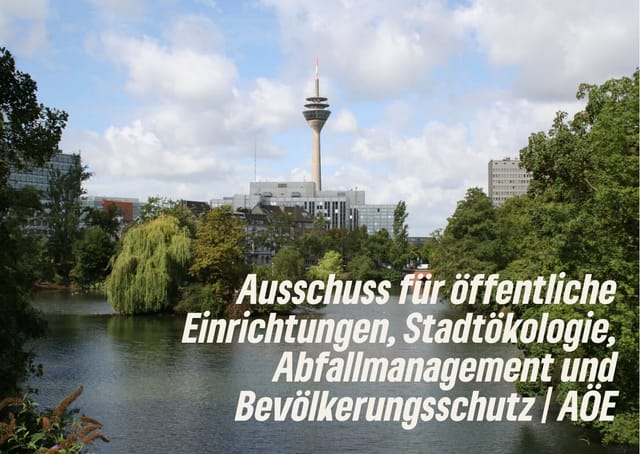 Ausschuss für öffentliche Einrichtungen, Stadtökologie, Abfallmanagement und Bevölkerungsschutz
