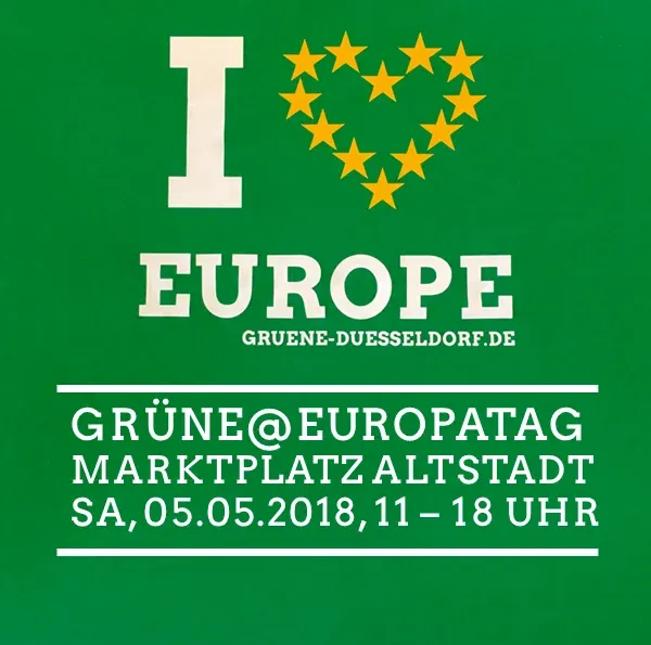 GRÜNE @ Düsseldorfer Europatag 2018: Zukunft Europa