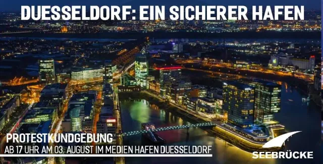 Aufruf Seebrücke-Demo Düsseldorf