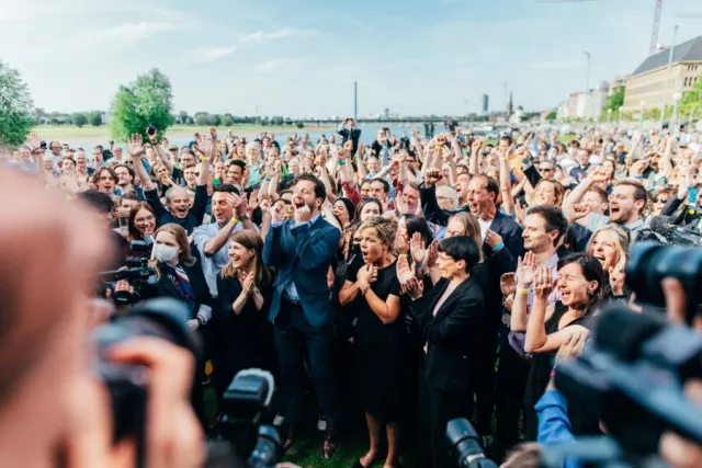 GRÜNE Düsseldorf feiern erneut ein Rekordergebnis