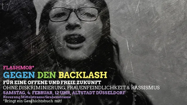 Flashmob  „Gegen den Backlash“