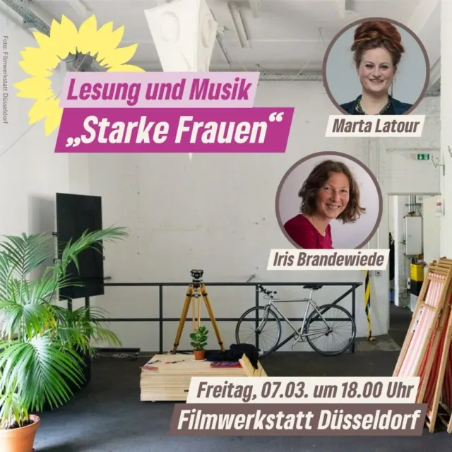 Save the date: Lesung und Musik „Starke Frauen“