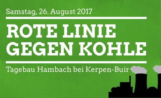 Rote Linie gegen Kohle!