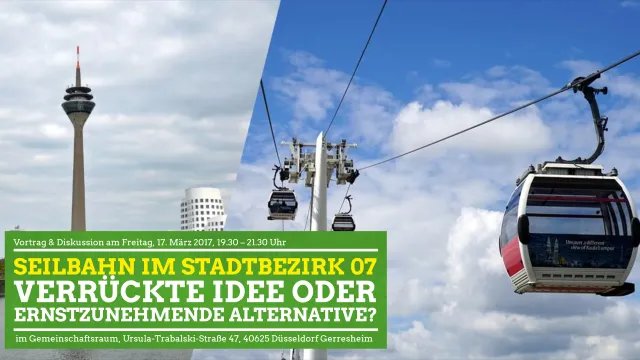 Einladung: Seilbahn im Stadtbezirk 7? Diskussion am 17. März