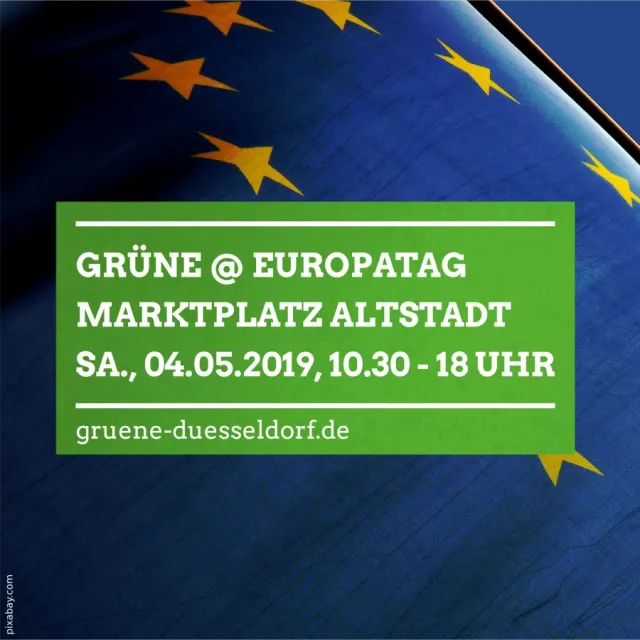 GRÜNE @ Düsseldorfer Europatag 2019: Ein Fest für mehr Europa – mit Sven Giegold